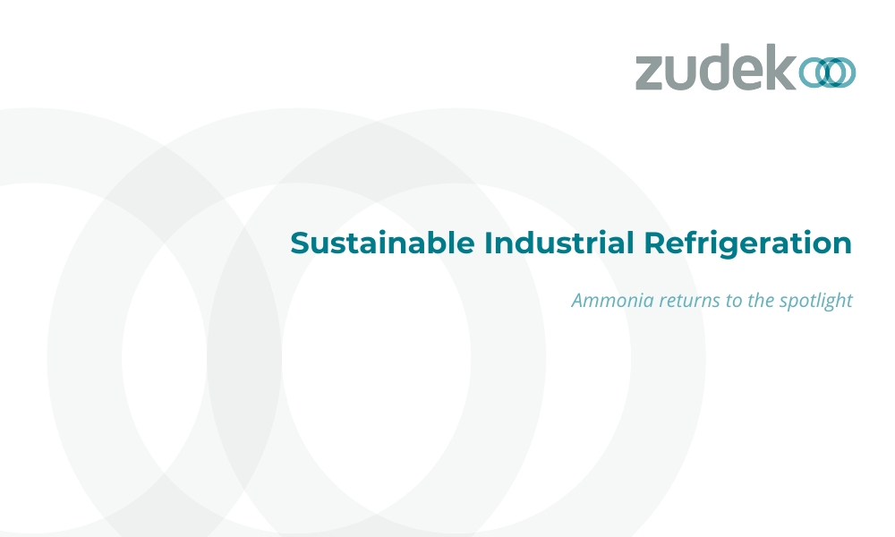 Ammonia in sustainable refrigeration